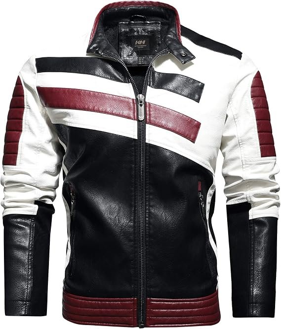 Customize PU Leather Motorcycle Jacket