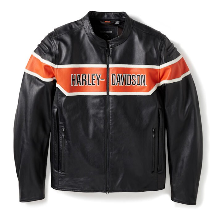 Customize Harley Davidson Trenton Leather Riding Jacket