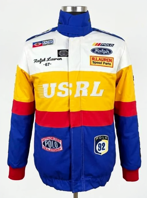 Customize Multi-Color Racing Series USRL Polo Jacket